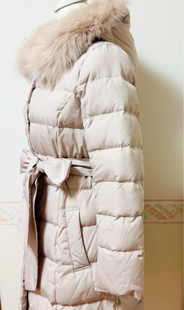 ファー付フードダウンコート