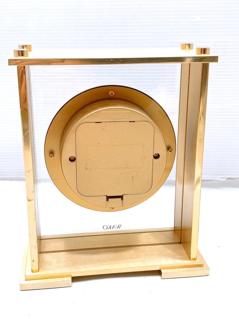 A*a様 希少・美品 GINZA WAKO 置時計 SHK025G 銀座和光 O