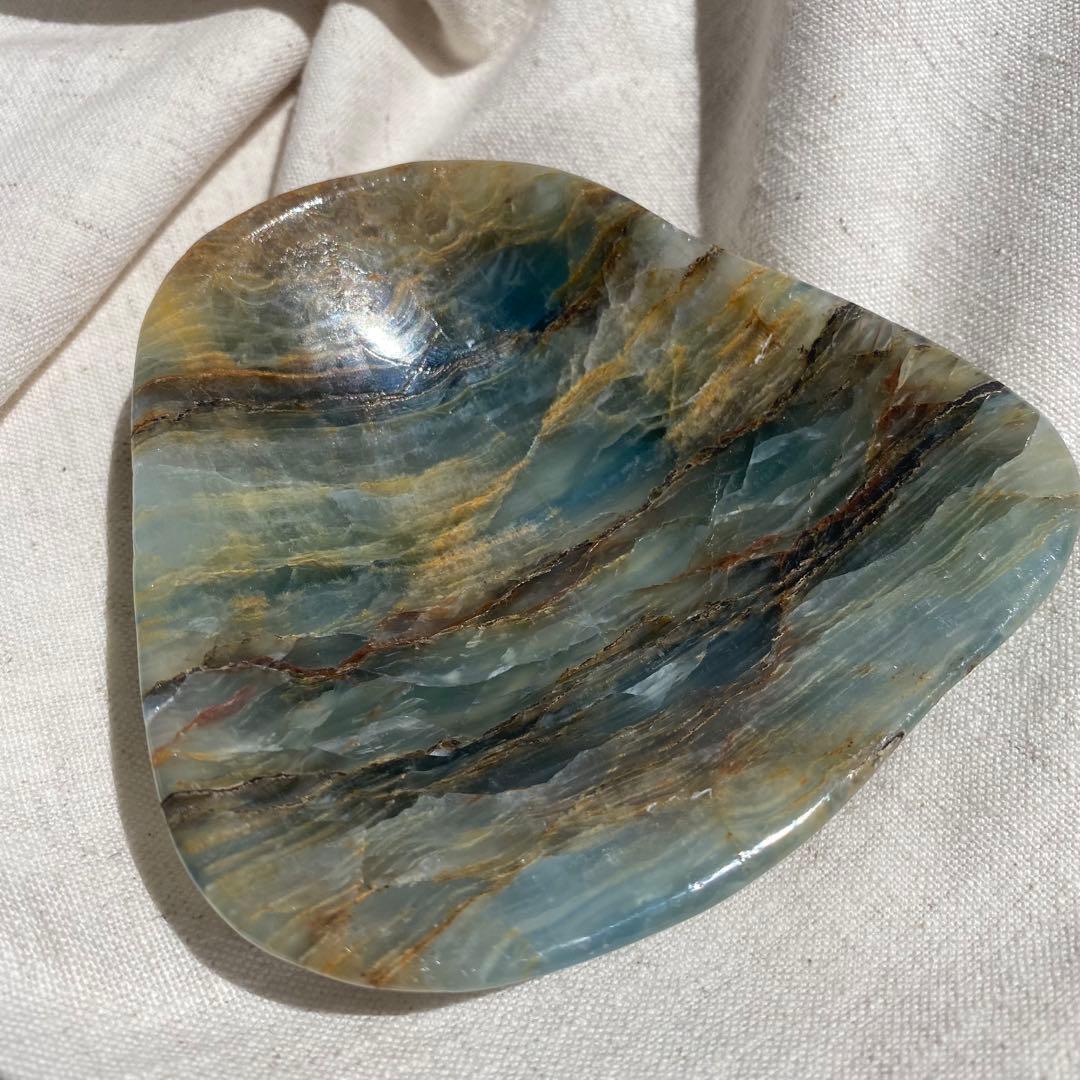 ブルーオニキス トレー ボウル ブラジル産 アクセサリー 小物入れ