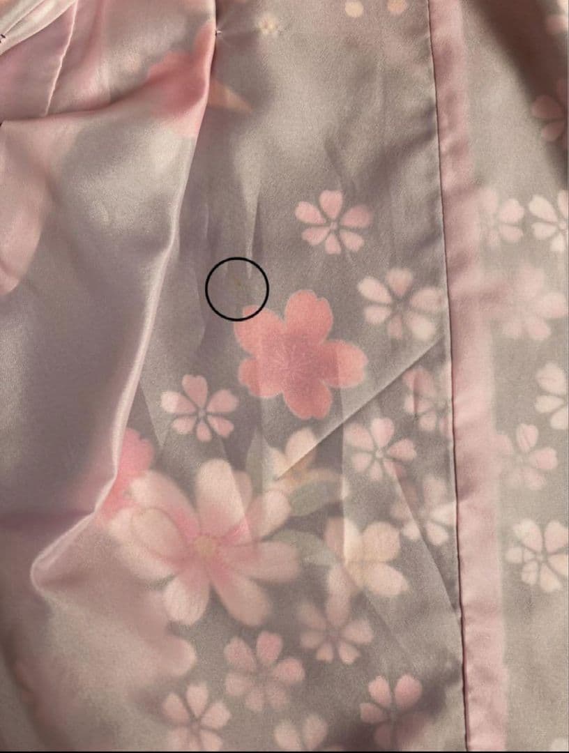 七五三 7歳 女の子 着物 フルセット 正絹 帯はこせこセット 黒地 八重桜 鞠