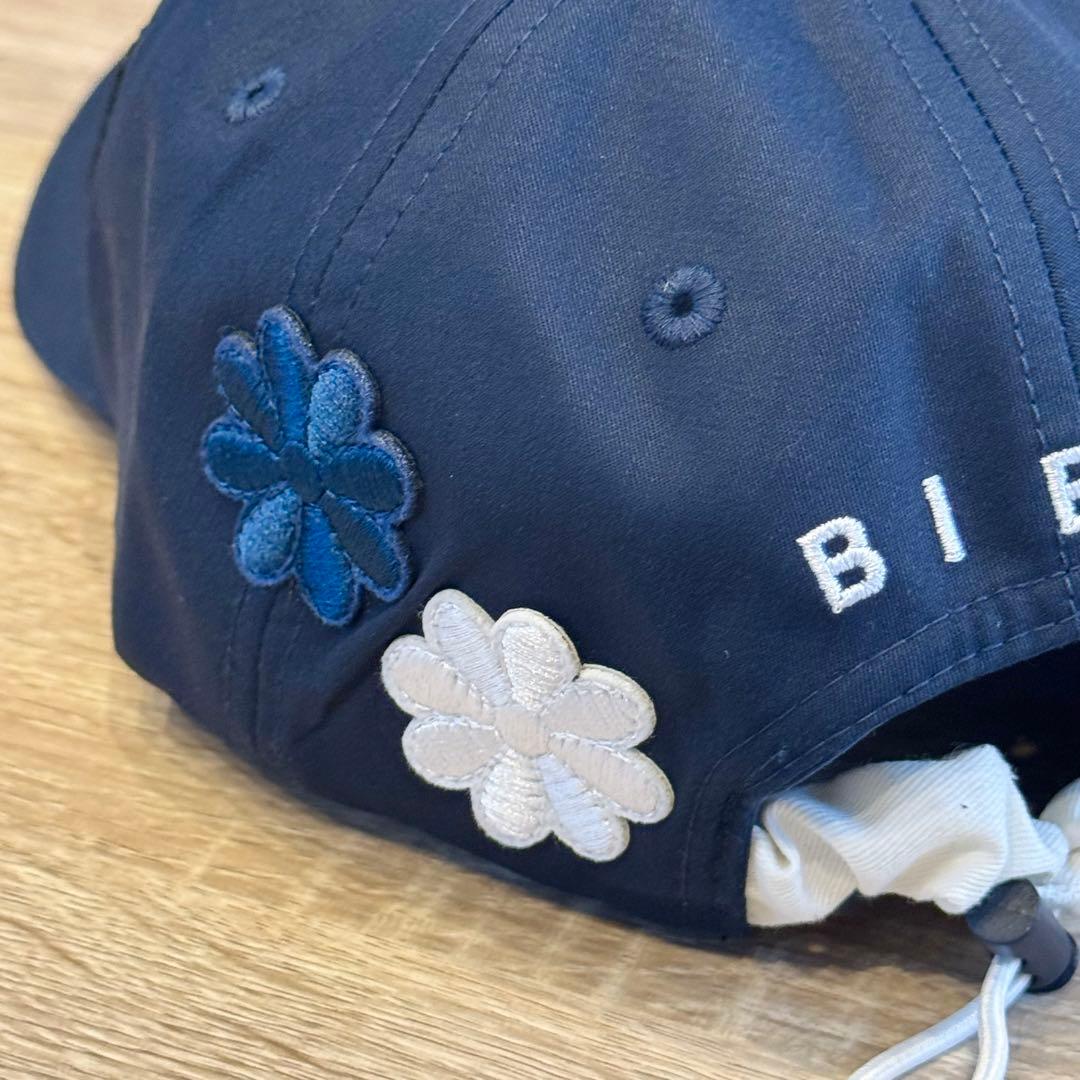 【完売品】Bibiy B. CLUB CAP ネイビー フラワー刺繍 キャップ