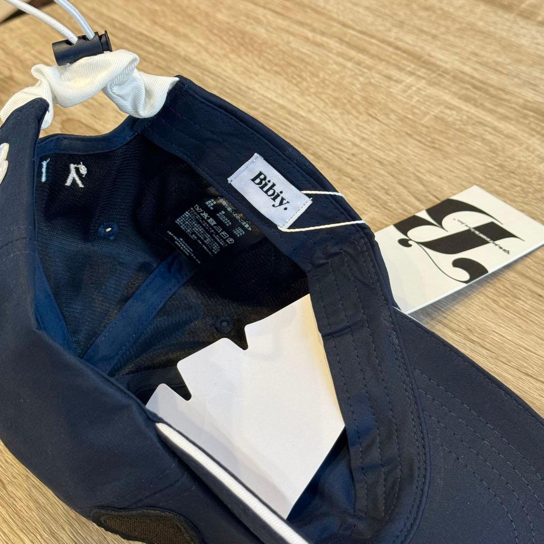 【完売品】Bibiy B. CLUB CAP ネイビー フラワー刺繍 キャップ