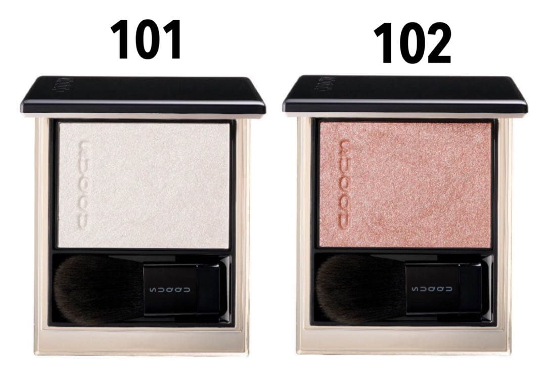 SUQQU リフレクトハイライター　101 ホワイトオパール　102 サクラクォ