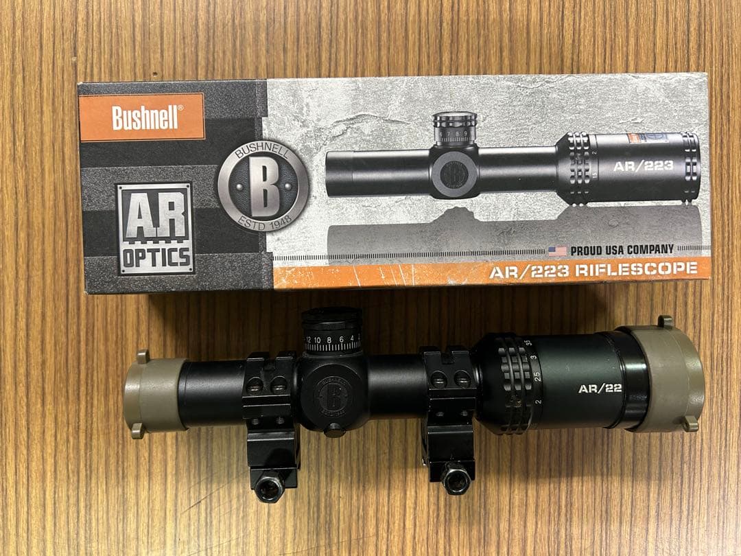 Bushnell AR 223 ライフルスコープ　実物