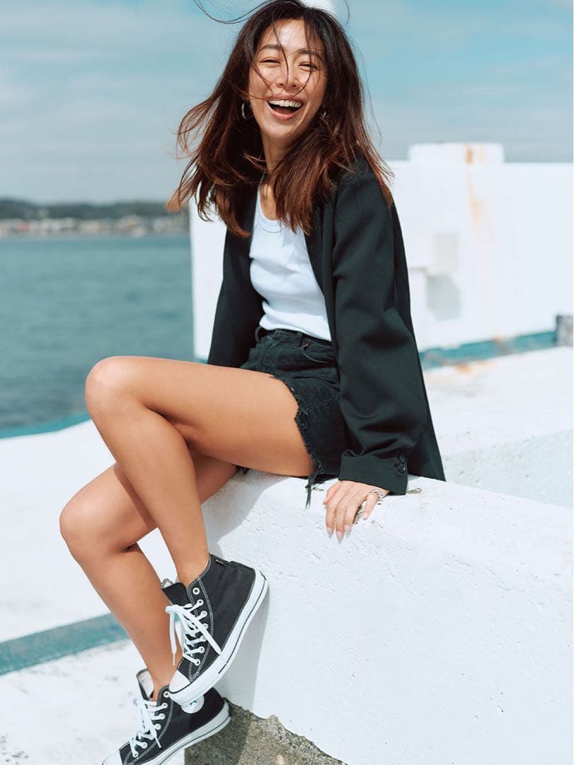 YANUK WAKA NOZAWA コラボ デニムショートパンツ