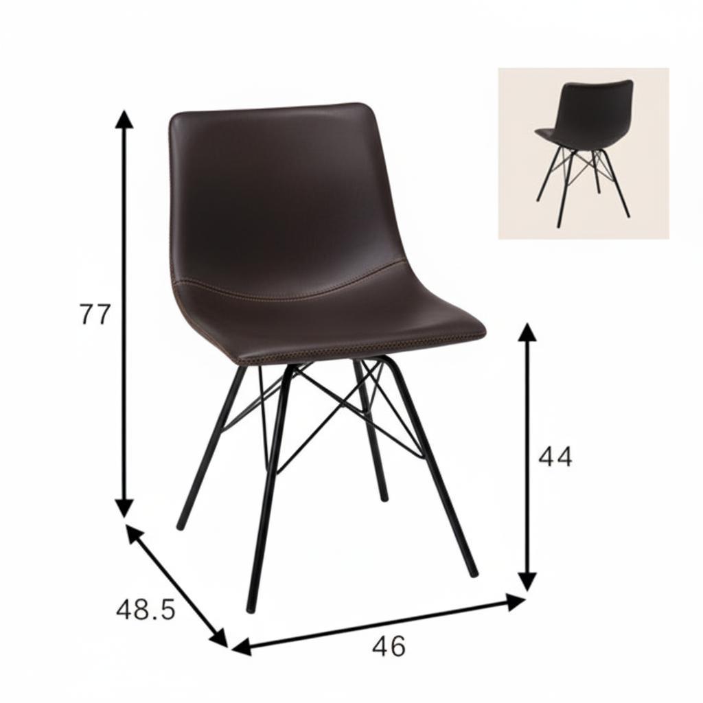 2脚セット【新品】革張り ヴィンテージ風 チェア　アウトレット