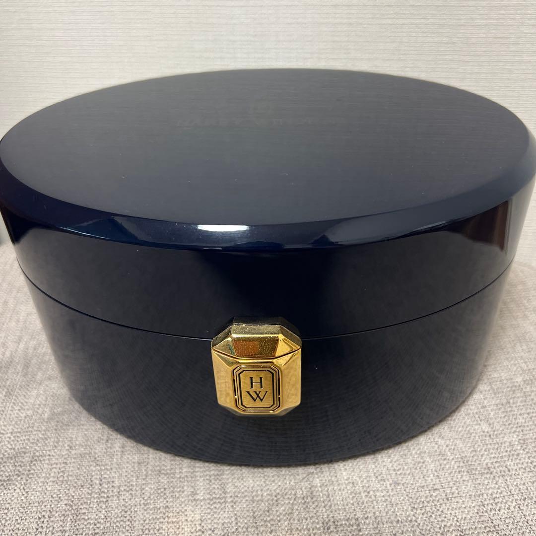 HARRY WINSTON 時計ケース　ネイビー外箱付き