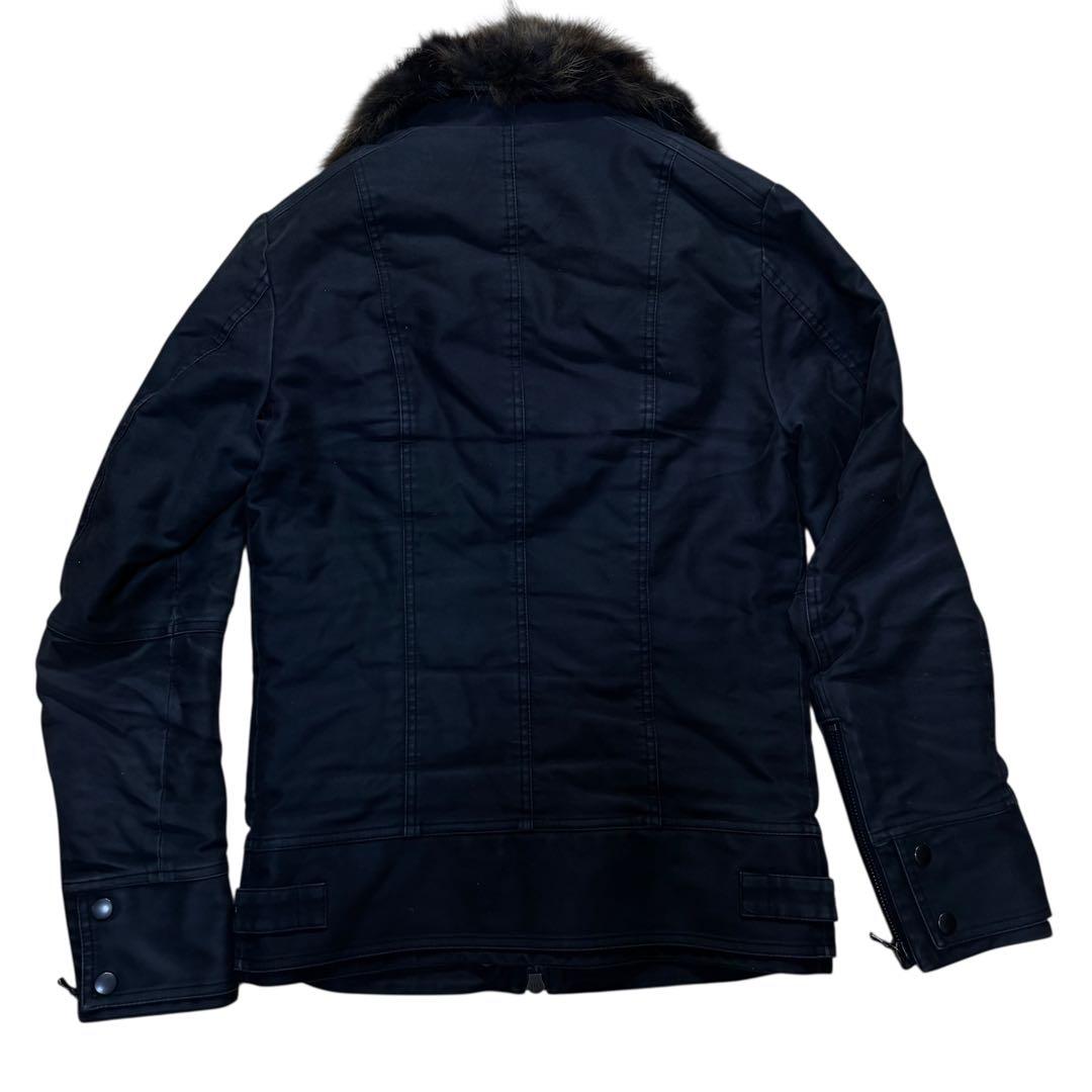 SHELLAC シェラック ファー付き アウター　サイズ46 ボア　ジャケット