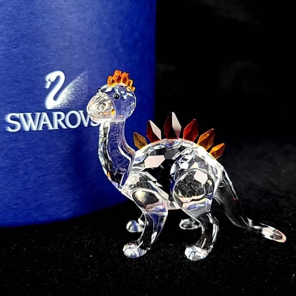 ●美品/スワロフスキー　恐竜　ディノ　置物　フィギュリン　箱つき　8