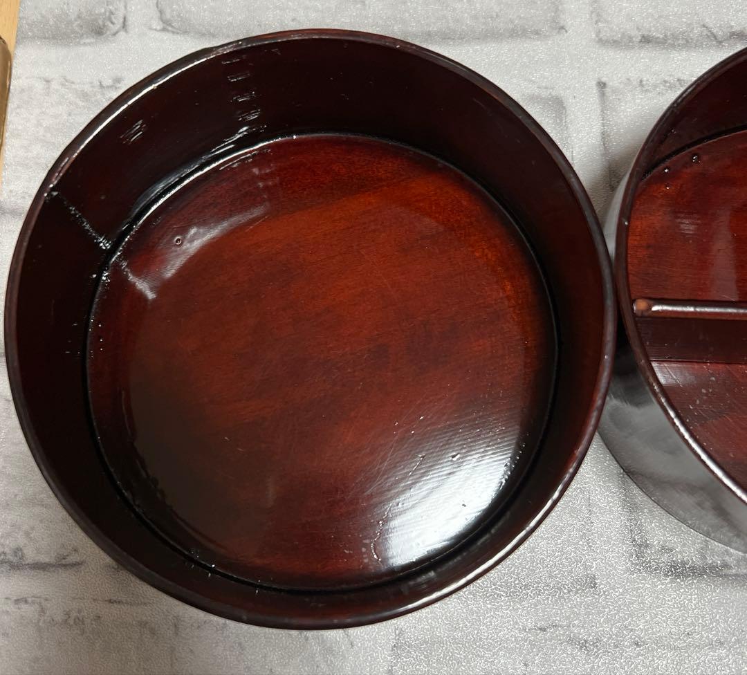 井川メンパ お弁当箱 丸型 1号 望月良秋