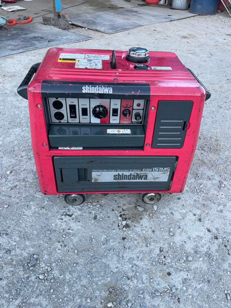 新ダイワ　Shindaiwa EGW151MS 防音型エンジン発電機兼用溶接機