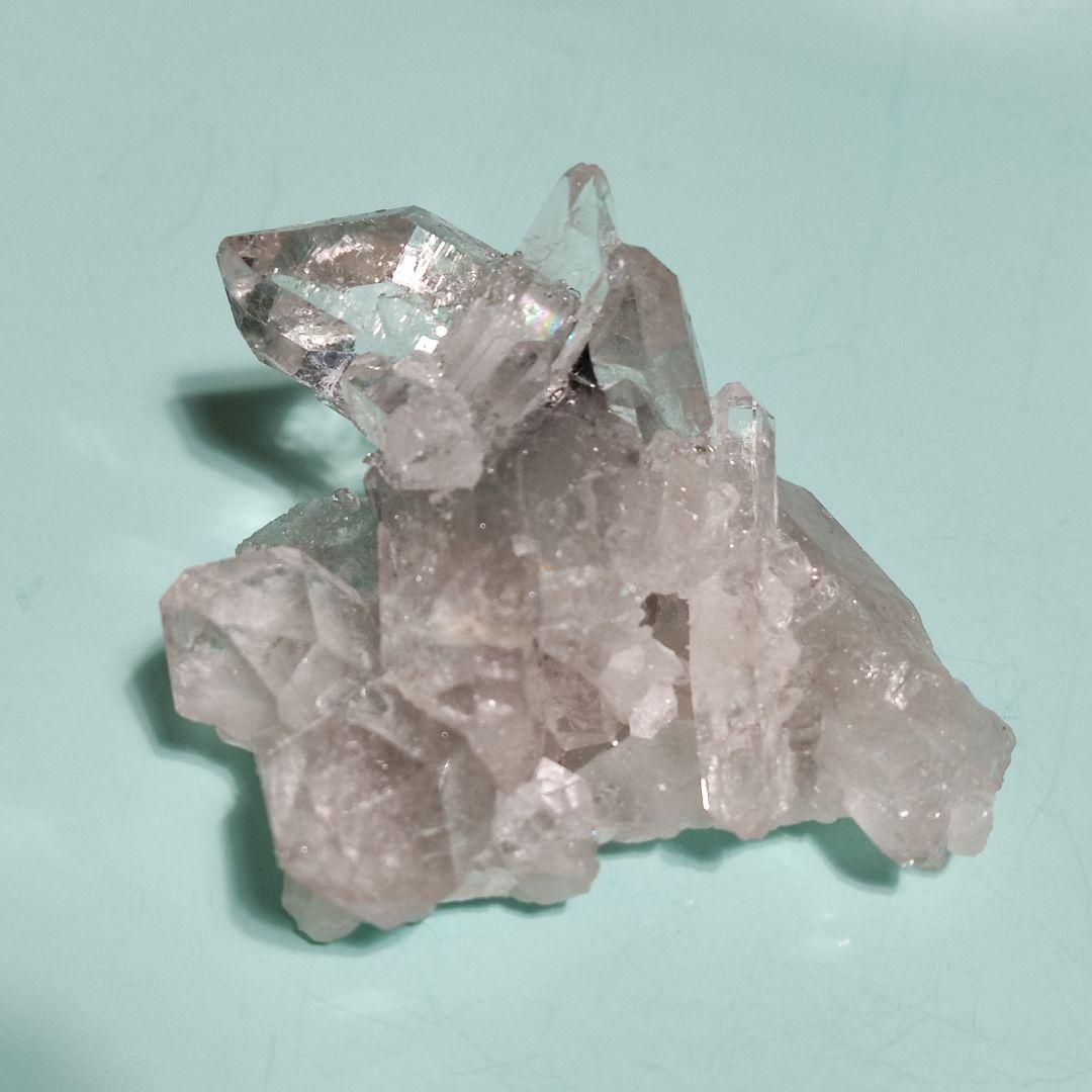 パワーストーン　天然石　ルチルクォーツ　レインボー入り　46g　No.887