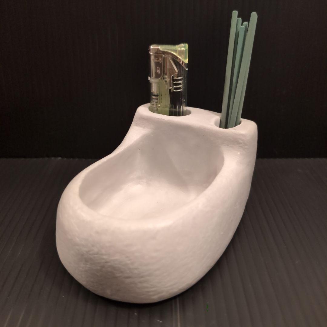 御香皿　お香皿　香灰付き