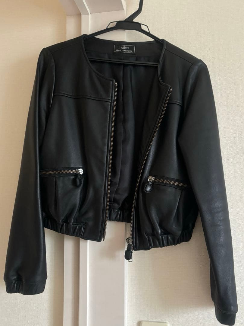 am様　GRACE CONTINENTAL 黒 レザージャケット