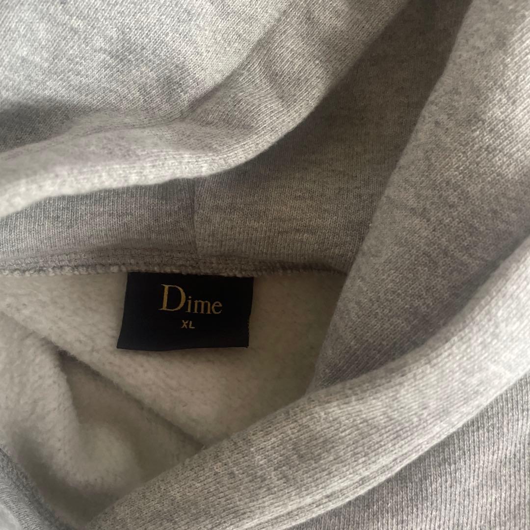 Dime グレー パーカー XL