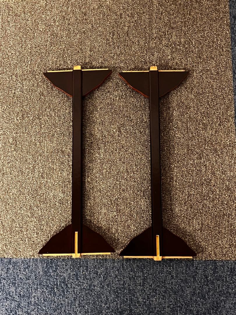 塗師 木村表恵 溜 一閑 小四方棚 組立棚 木製 茶棚 棚物 茶道具 共箱