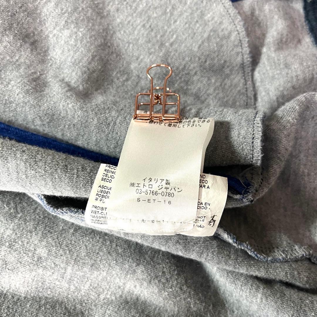 希少XLサイズ ETRO エトロ ブルゾン バンダナ柄 ダブルジップ 近年