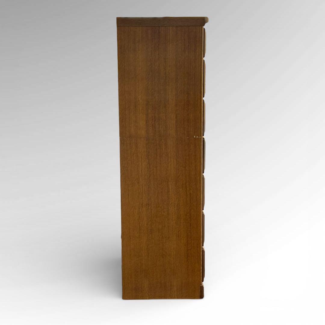 起立木工 ハイチェスト 7段 国産 ナラ材 鍵付き 婚礼家具 クラシック