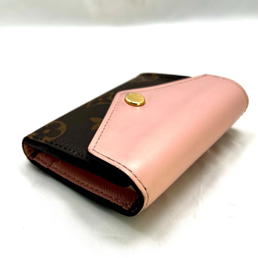 ルイヴィトン モノグラム ポルトフォイユ ゾエ ローズバレリーヌ M62932