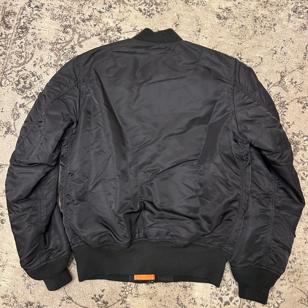 ALPHA IMDUSTRIES MA-1 アルファ　フライトジャケット L 黒