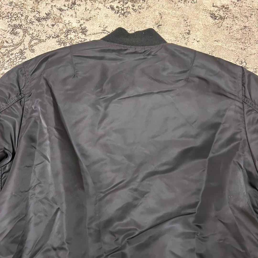 ALPHA IMDUSTRIES MA-1 アルファ　フライトジャケット L 黒