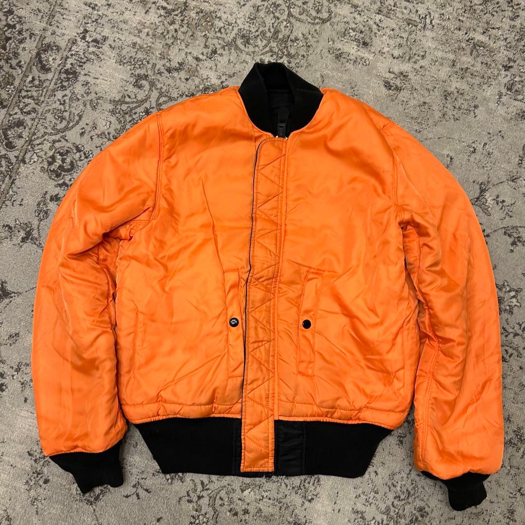 ALPHA IMDUSTRIES MA-1 アルファ　フライトジャケット L 黒