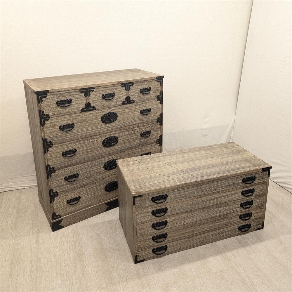 焼桐　整理箪笥　着物箪笥　和箪笥　タンス　たんす　チェスト　引き出し　気密　蟻組