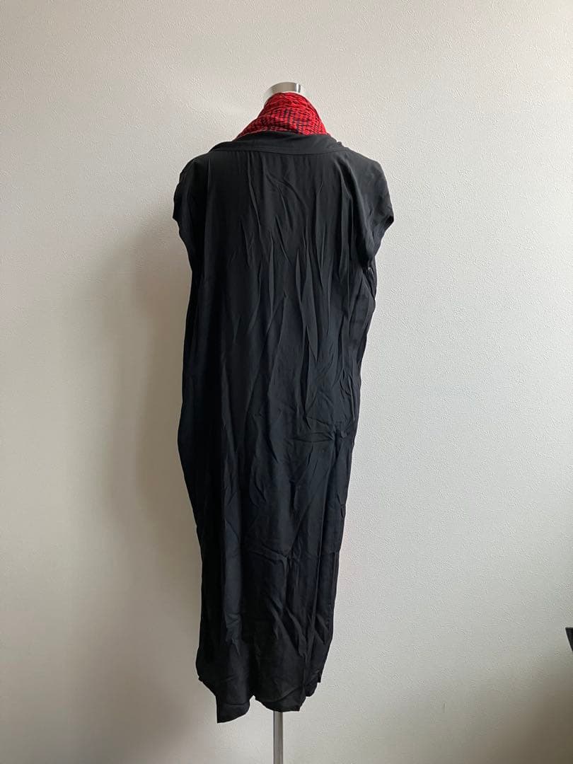 ★ シルク100% ヨウジヤマモト 日本製 ファム シルク 絞り染め ワンピース