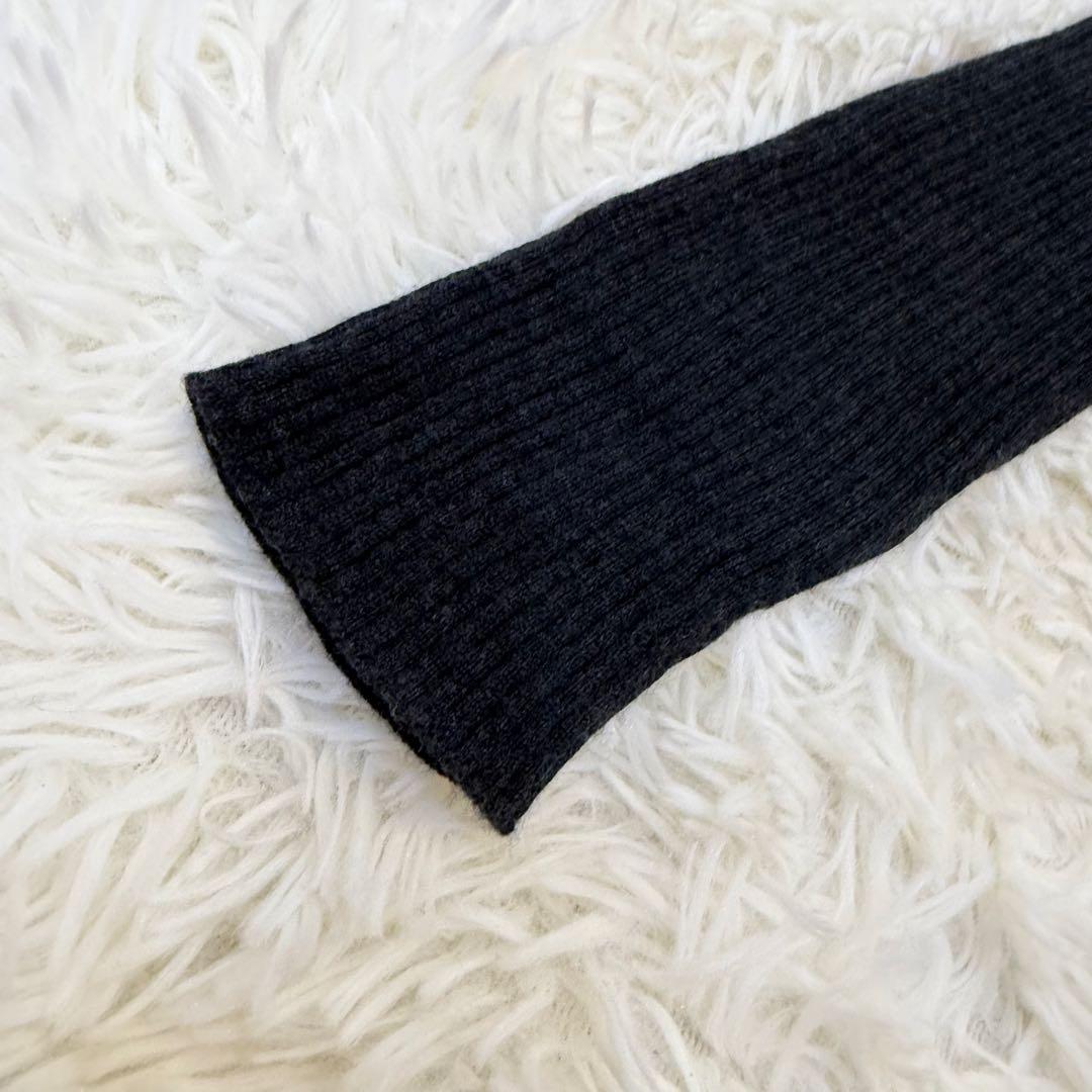 ユナイテッドアローズ レディ2WAYニット レース襟取外し可能 グレー