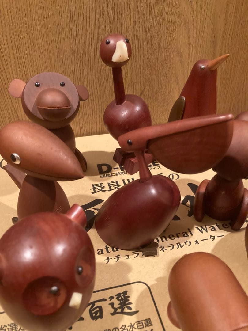 千趣会 ロイヤルペット　雑貨 木製動物フィギュアセット 11点　置物　インテリア