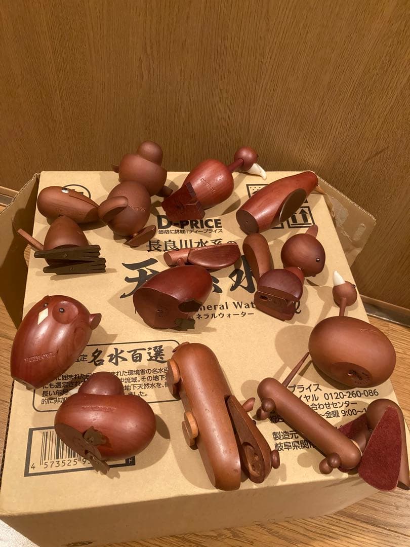 千趣会 ロイヤルペット　雑貨 木製動物フィギュアセット 11点　置物　インテリア