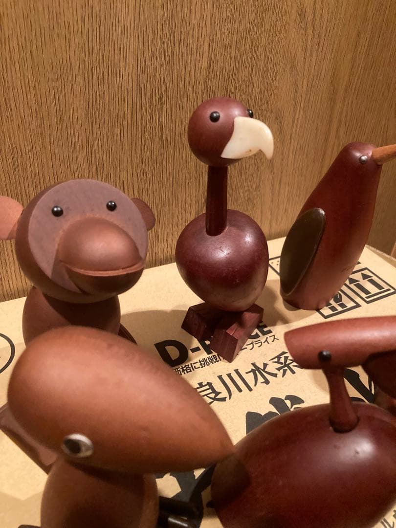 千趣会 ロイヤルペット　雑貨 木製動物フィギュアセット 11点　置物　インテリア