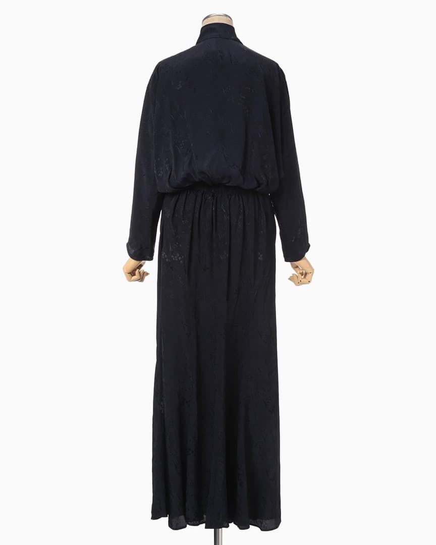 【新品】マメクロゴウチ Floral Jacquard Draped Dress