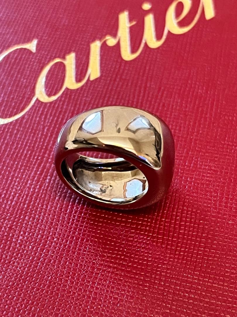 希少　Cartier ヌーベルバーグ　ホワイトゴールド　リング　#51