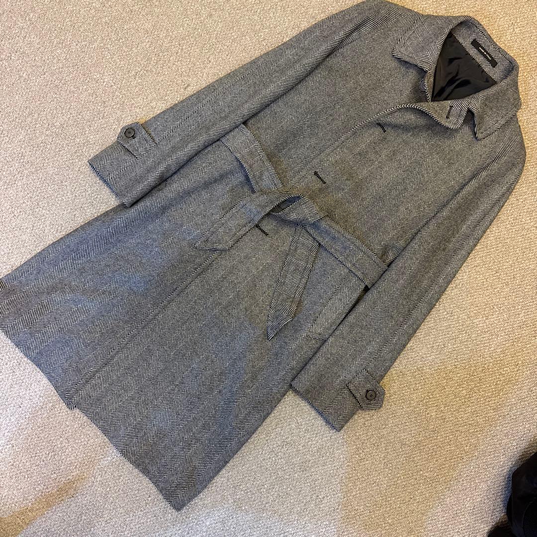 タリアトーレ　ヘリンボーン　ベルテッド　コート　46