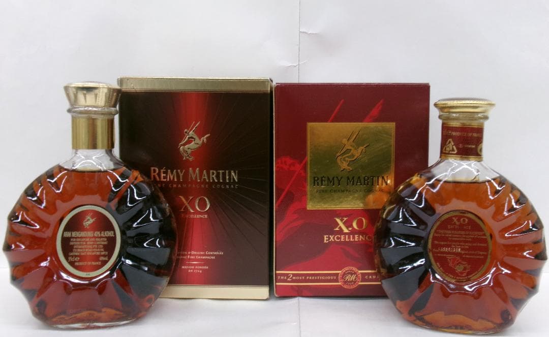 35ｃLの2本セット・レミーマルタンXOエクセレンス（REH28・29）