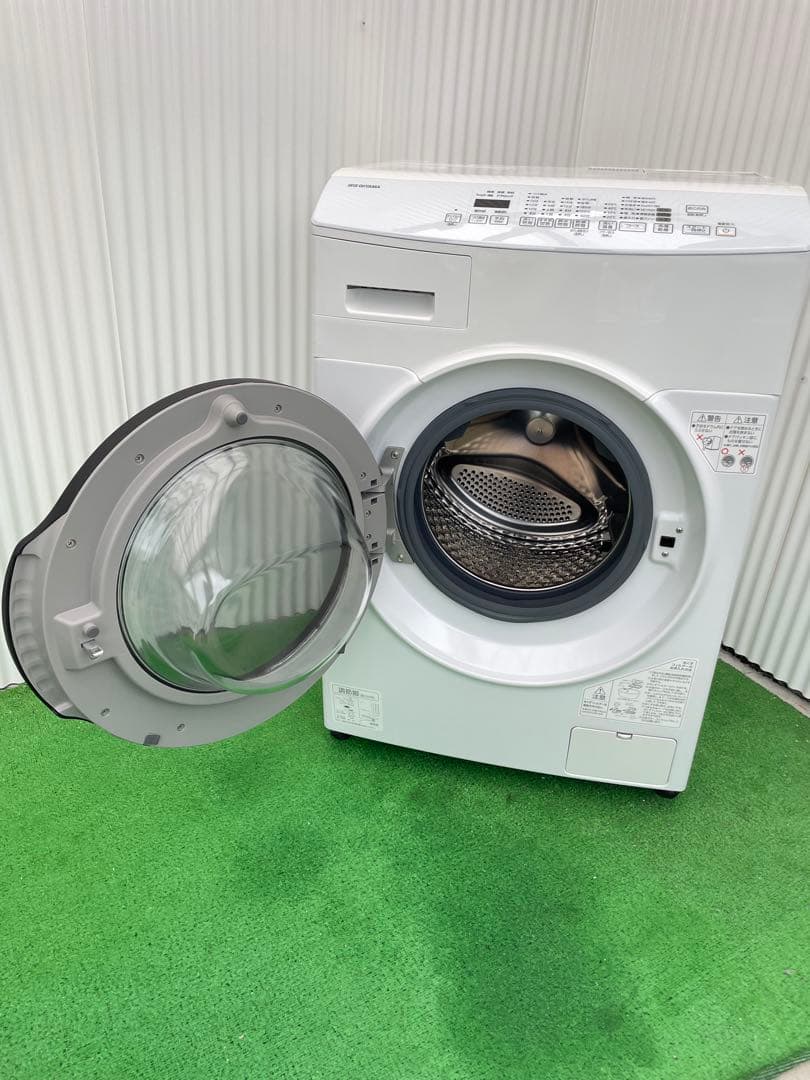 858 アイリスオーヤマ 8kg ドラム式洗濯乾燥機 温水ヒーター シワ取り搭載