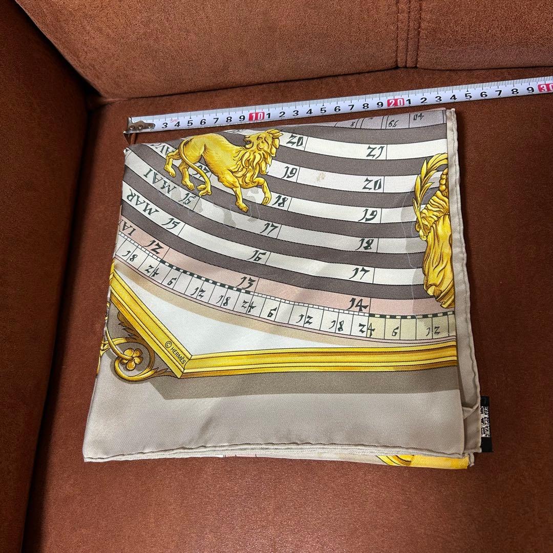 HERMESスカーフ 星座 中古 保管品 美品