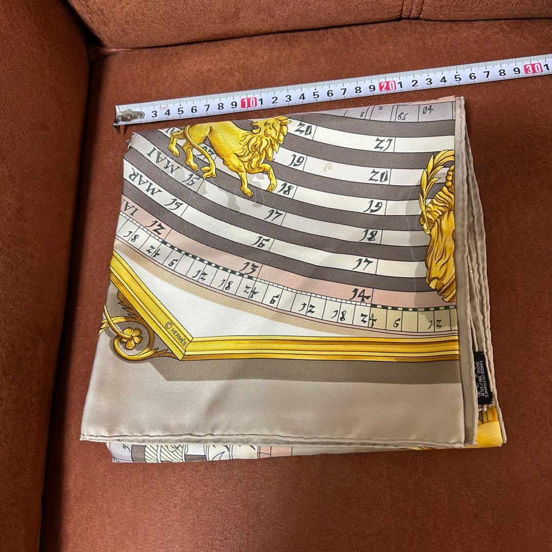 HERMESスカーフ 星座 中古 保管品 美品