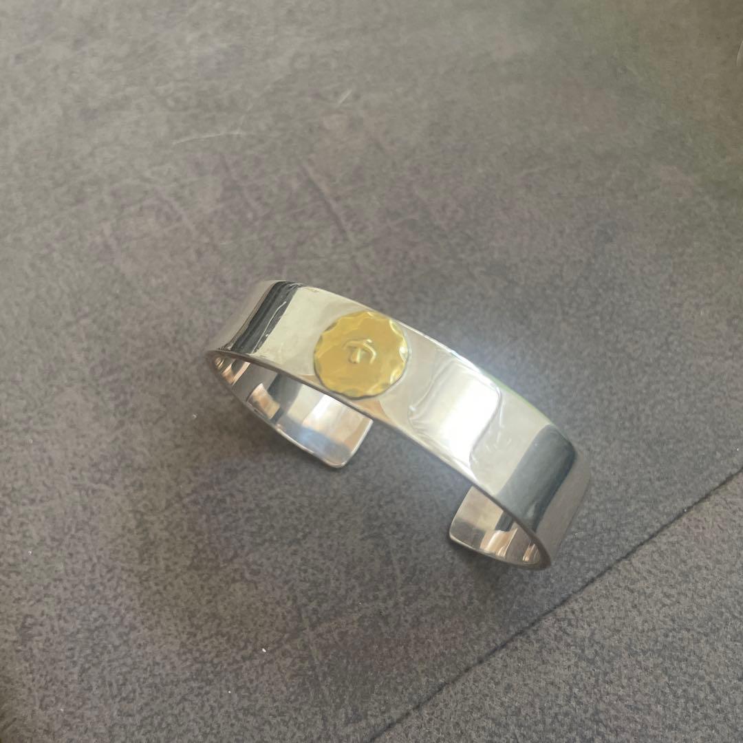 シルバー ブレス　平打ちブレス　Sサイズ　ゴローズ好きに