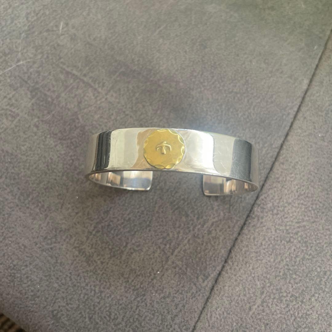 シルバー ブレス　平打ちブレス　Sサイズ　ゴローズ好きに