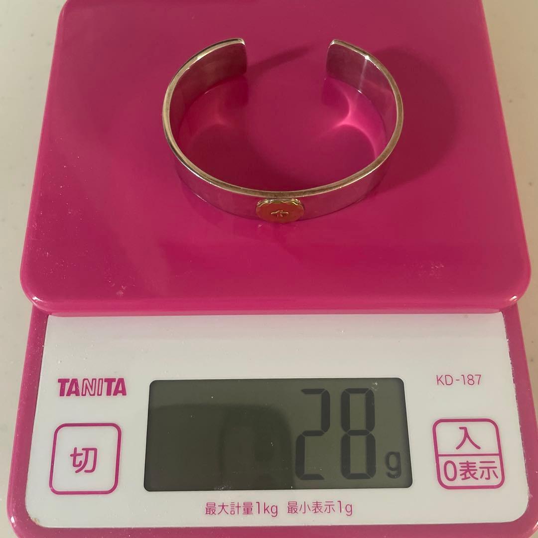 シルバー ブレス　平打ちブレス　Sサイズ　ゴローズ好きに