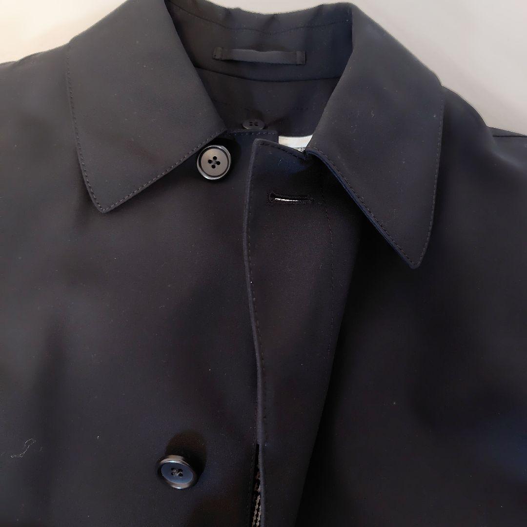 ほぼ新品トゥモローランド ブラックステンカラーコート サイズ46 ライナー付