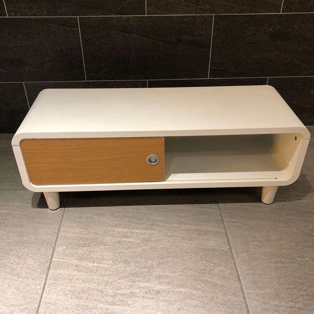 ホワイト テレビ台 引き出し付き ニトリ テレビボード　クルーズ40 N