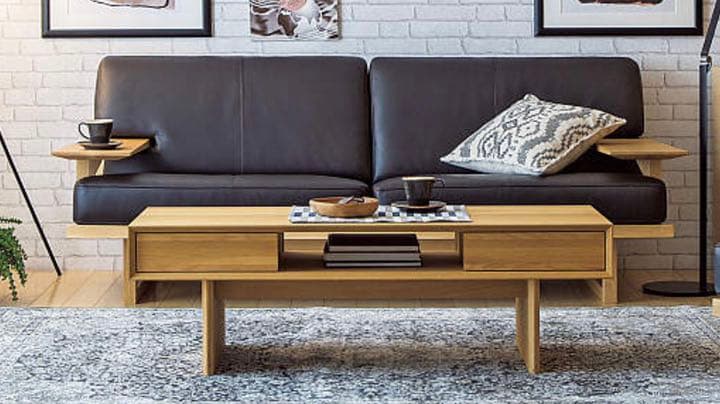 タイムセール　カリモク　木製　天然木　ソファ　テーブル　ローテーブル　ソファ