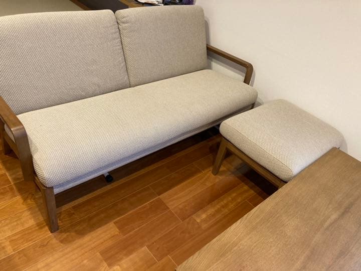 タイムセール　カリモク　木製　天然木　ソファ　テーブル　ローテーブル　ソファ