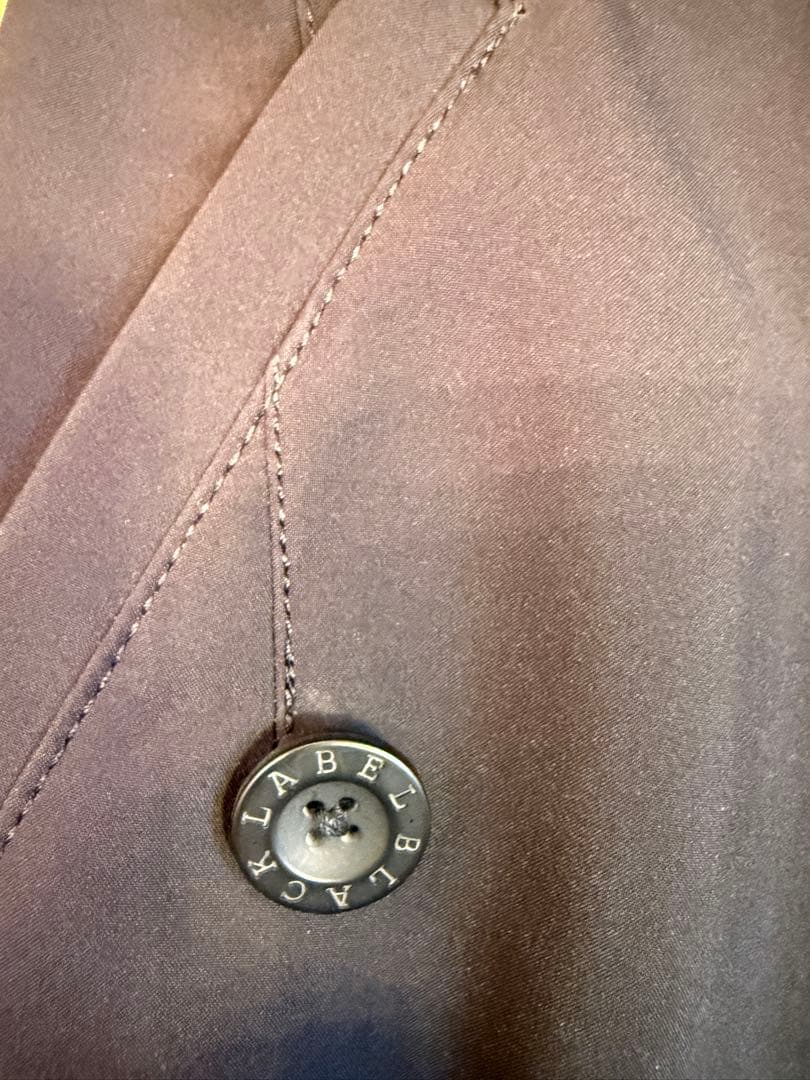 Burberry バーバリー　ブラックレーベル　トレンチコート　L 極美品　黒