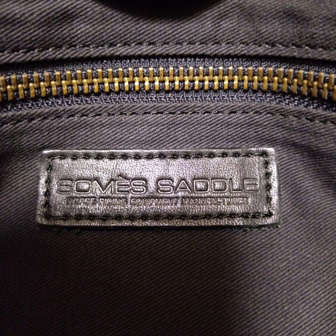 【日本製】SOMES SADDLE オールレザートートバッグ　ブラック