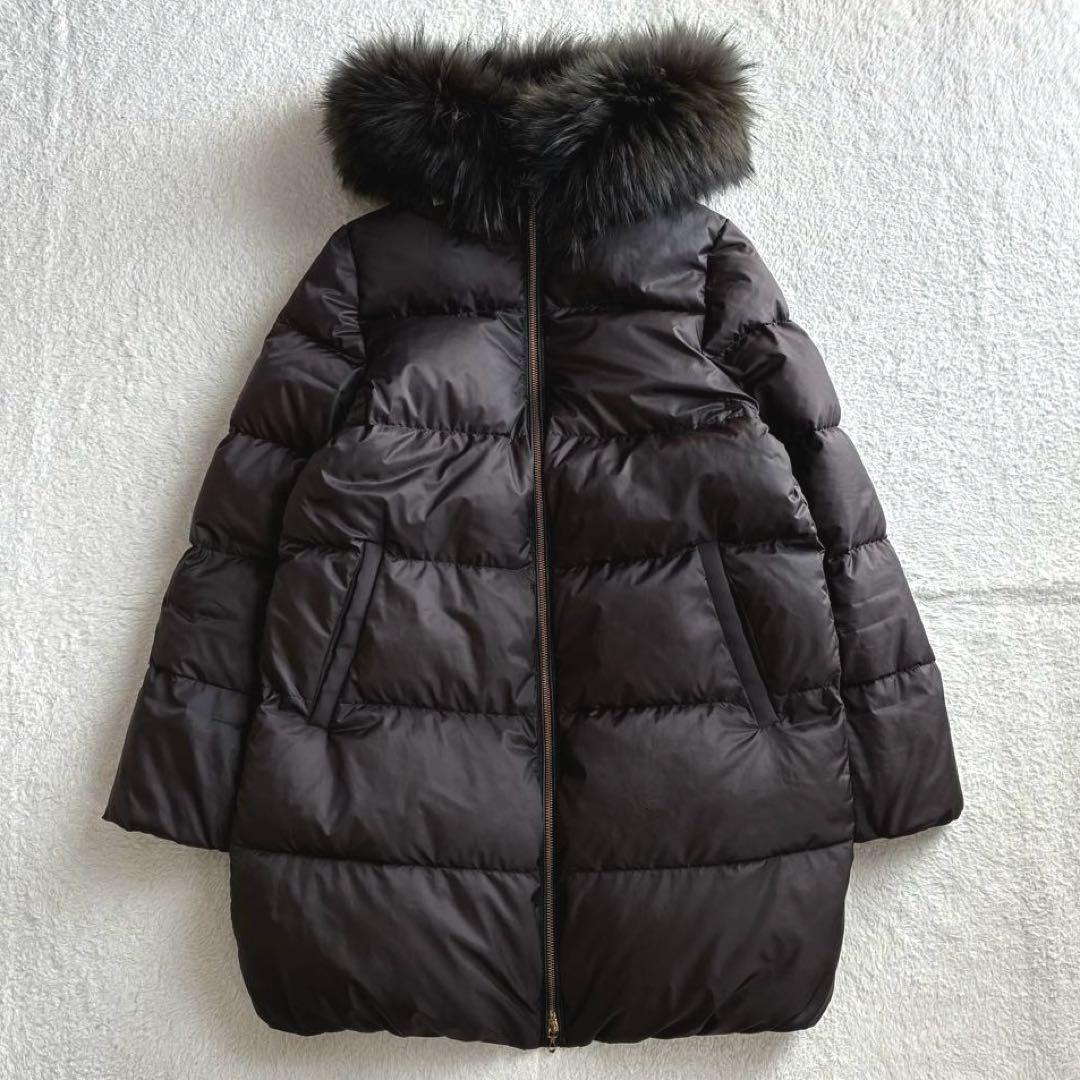 ナノユニバース 西川ダウン ダウンコート 38 クリーニング済 ダウンジャケット