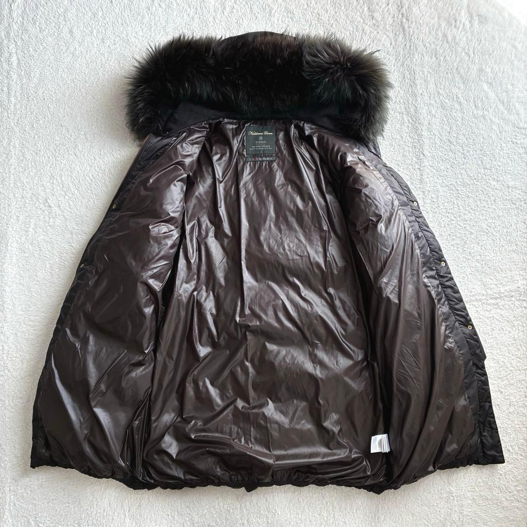 ナノユニバース 西川ダウン ダウンコート 38 クリーニング済 ダウンジャケット